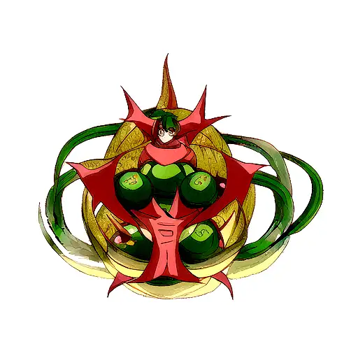 Full Body Shenron Surrounded By The 7 Dragon Balls