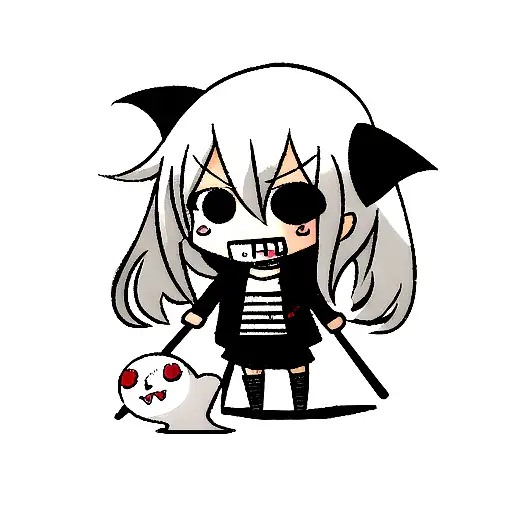 The Grim Reaper Chibi Graffiti