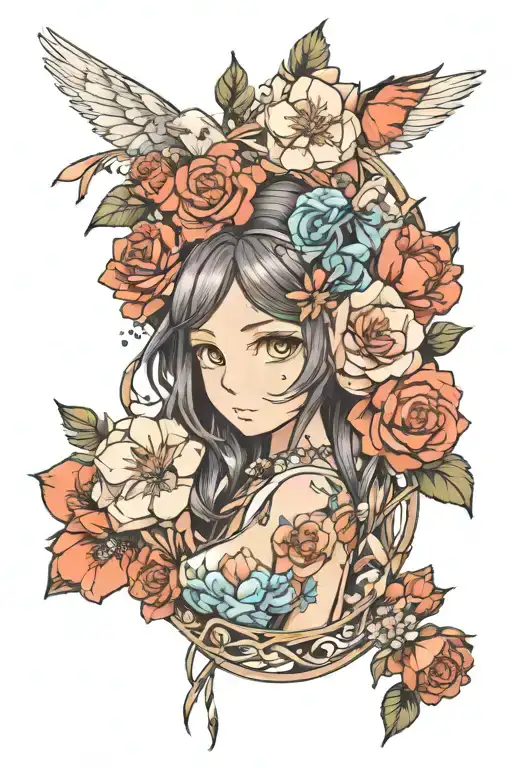 Dainty Flowers Wrapped