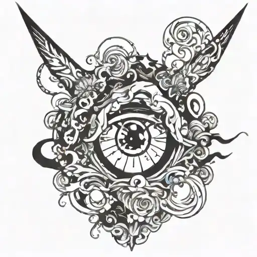 Lots Of Eyes On A Black Background Black