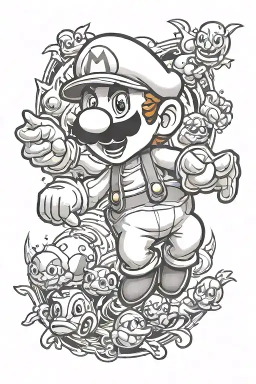 Super Mario In Baby