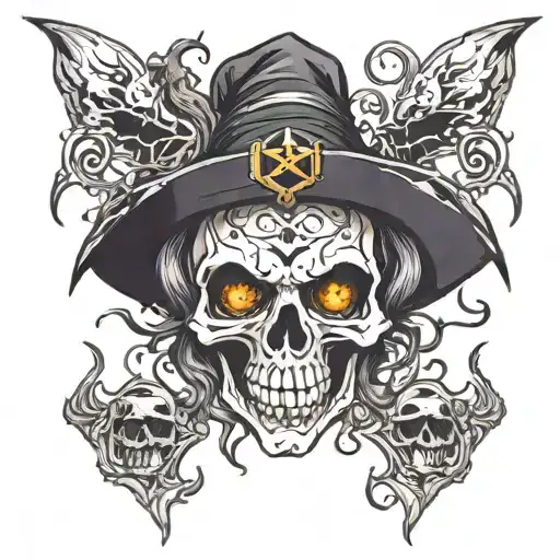 Witch Skull Made