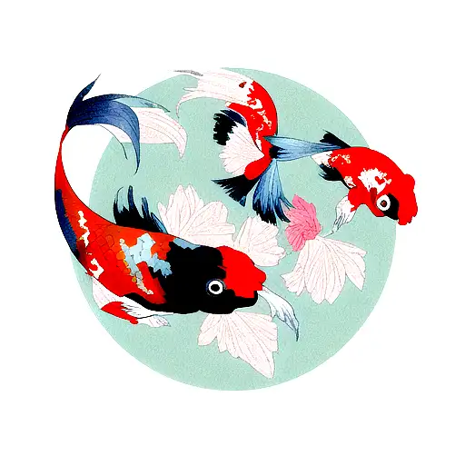 A Koi Fish Arm Sleeve
