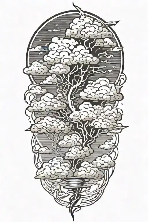 Lightning Storm Clouds