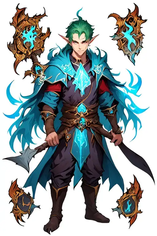 Mage Male Elf Dungeons