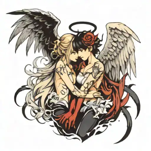 Angel And Demon Wings