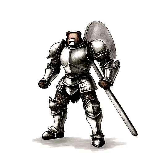 Bear Wearing Armor