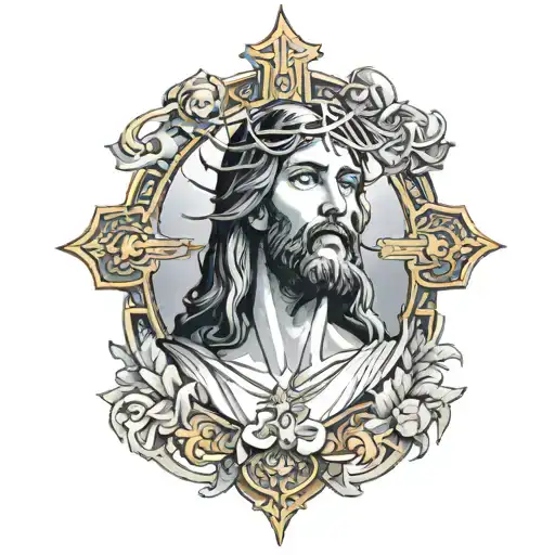 Jesus And Christian Cross