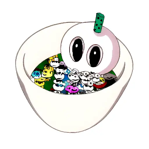 Dice Monster From Cuphead Game