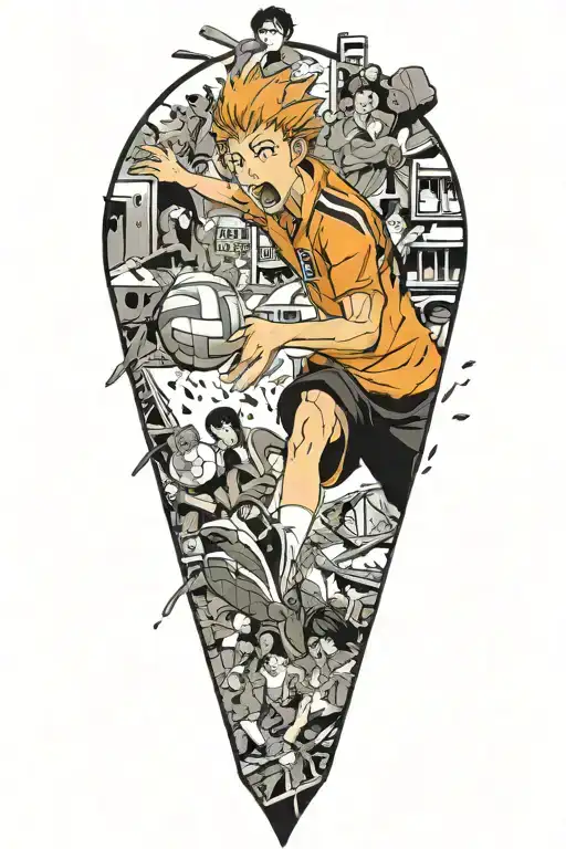 Haikyu Volleyball Battle At The Garbage Dump