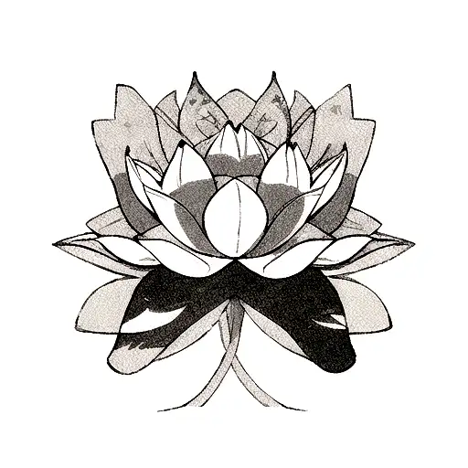 Lotus With Moon