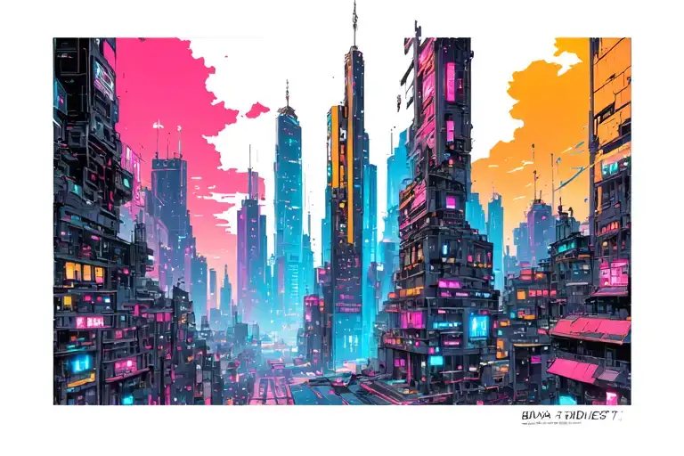 Cyberpunk Cityscape
