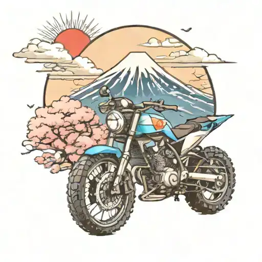 Moto Mt Fuji Background