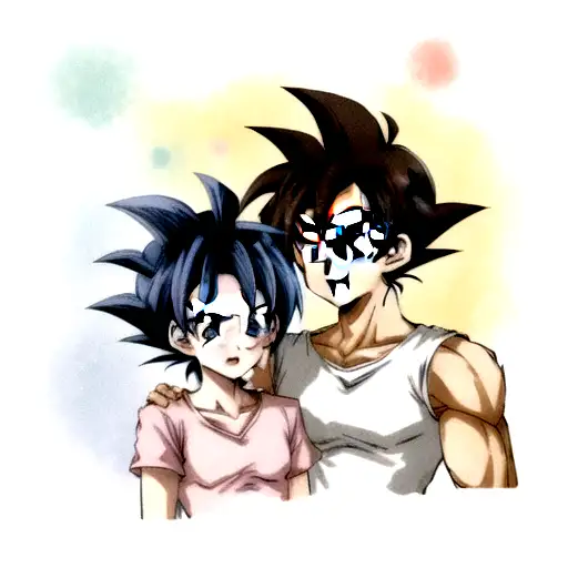 Goku And Vegeta Displaying Their Blue Transformation