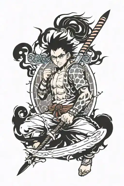 Demon Slayer Half Sleeve