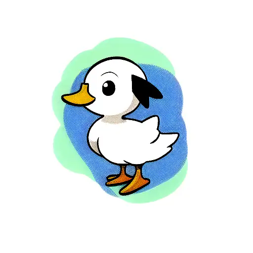 Cute Cartoon Duck