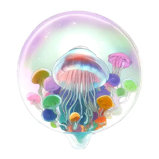 One Jellyfish In The Space