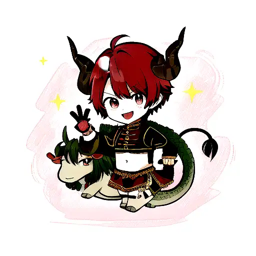 Dragon With Bull Horns