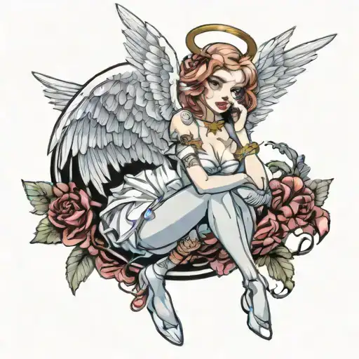 Angel Pin Up