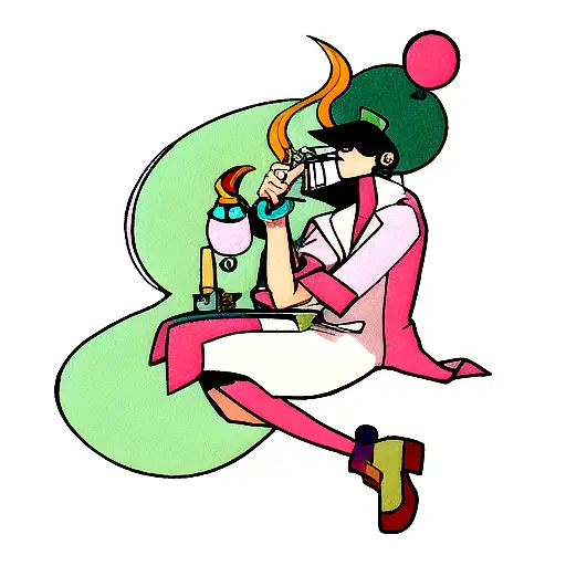 Space Dandy Smoking A Bong