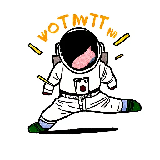 Astronaut Doing Stand Up