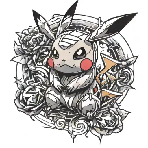 Tattoo Pikachu Pokemon