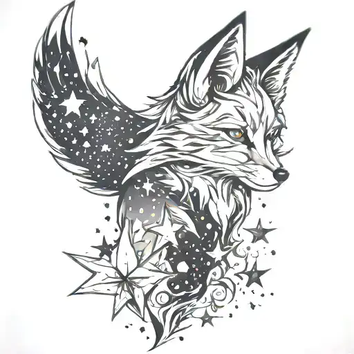 Fox And Stars