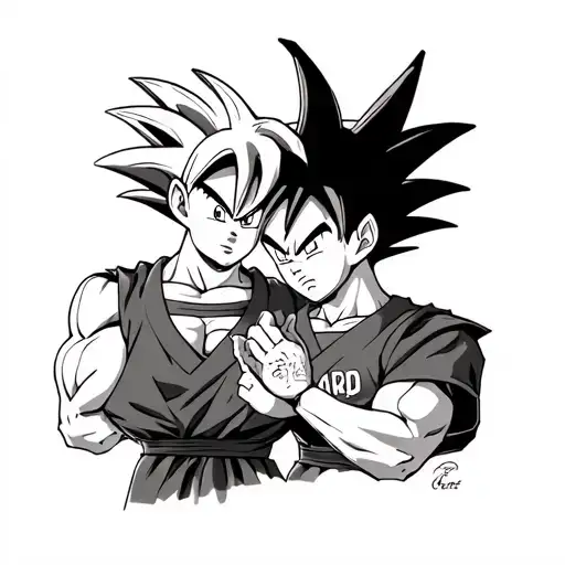 Dragon Ball Goku And Gohan