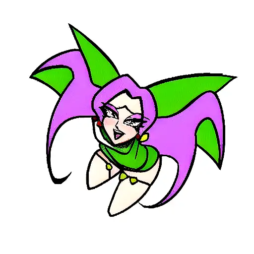 Cartoon Sexy Lady Weed