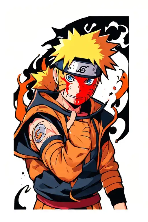 Naruto Pain Tattoo Design