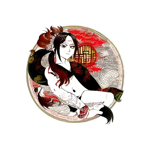 Irezumi Tattoo Of Dragon And Koi