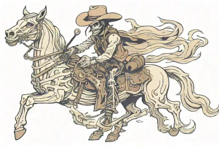 Skeleton Cowboy