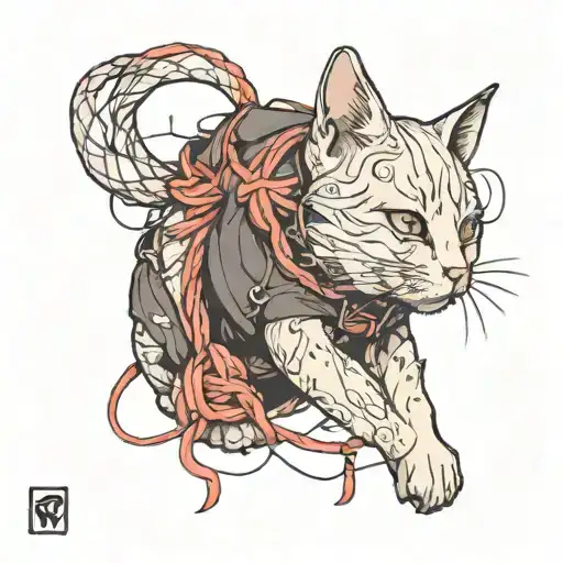 Shibari Cat Animal