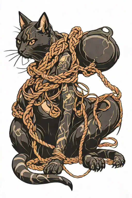 Shibari Cat