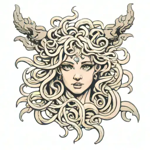 Three Face Medusa