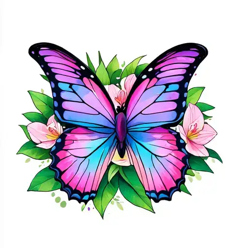 Light Orchid Butterfly