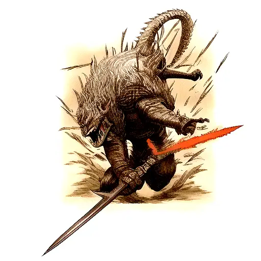 Berserk Zodd With The Dragonslayer Sword Winging Griffith