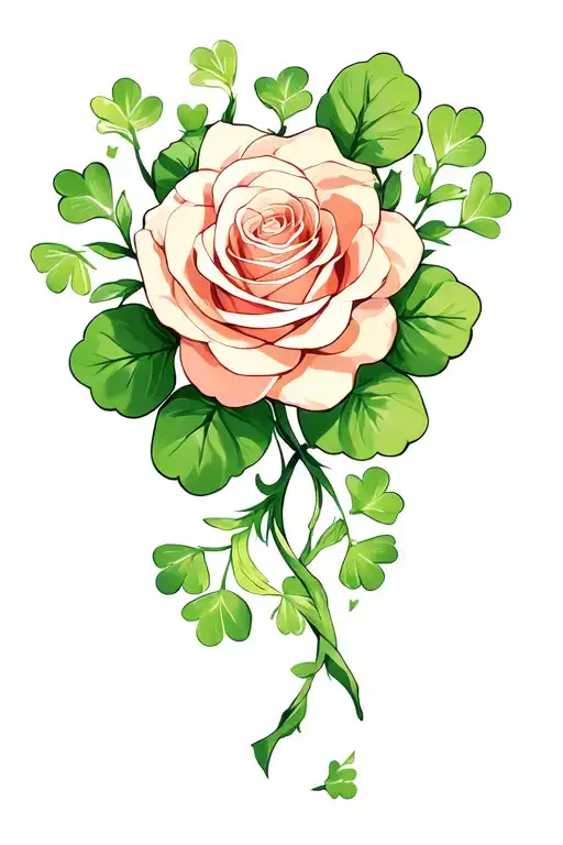 Shamrock And Roses