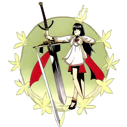 Sword And Foliage Ornament