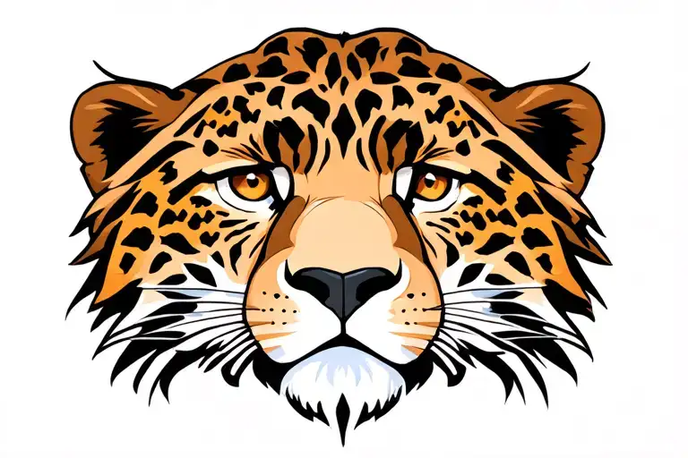 Leopard Lion Bear Head