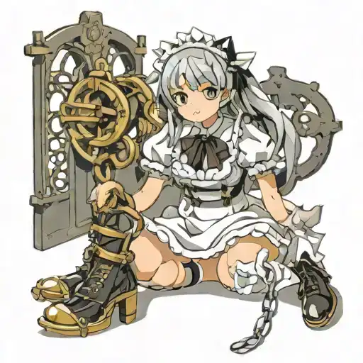 Hentai Maid Girl Is Chained