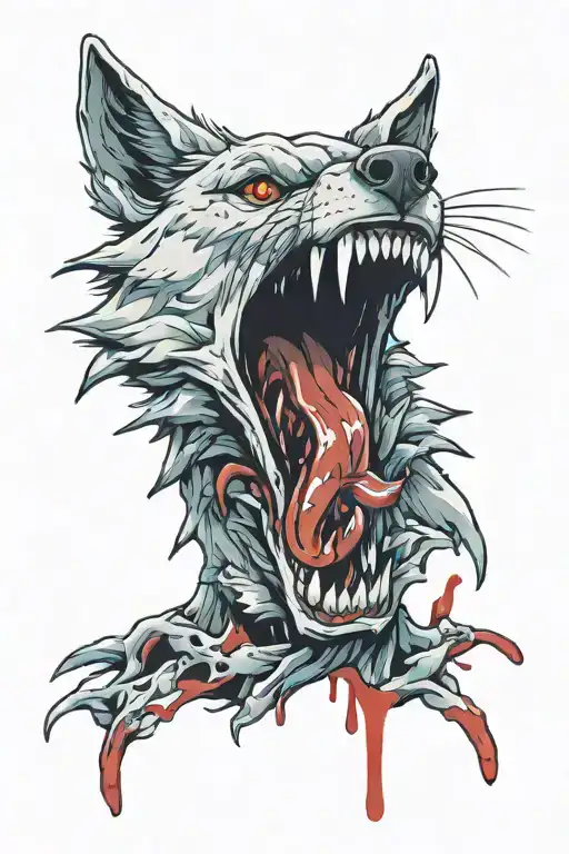 Wolf Mouth Bloody