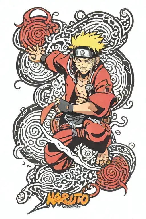 Black And Red Naruto