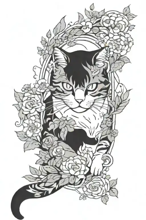 Cat Nature Inspired Sleeve