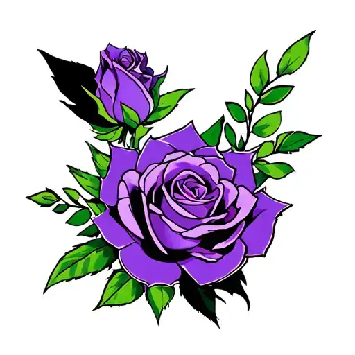 Purple Rose Dragon Ball Z