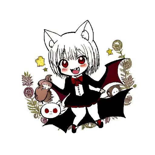 Cute Vampire Bat