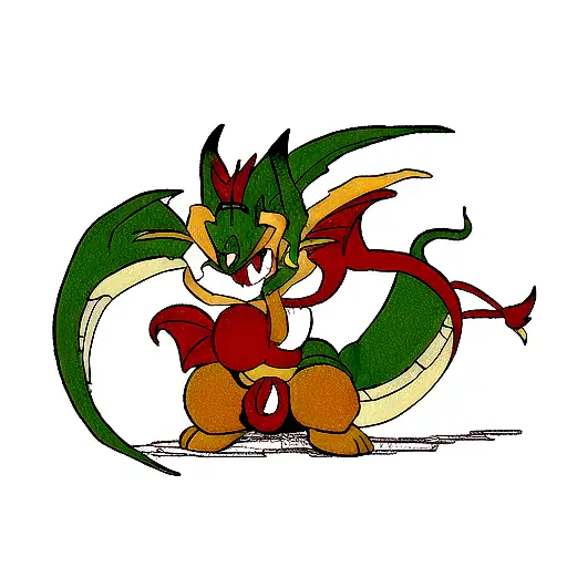 Shenron And Mushu Dpuble Dragon Style
