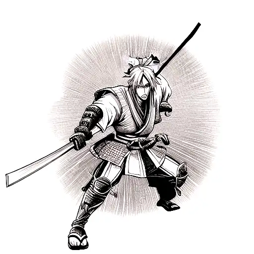 Samurai With A Cross