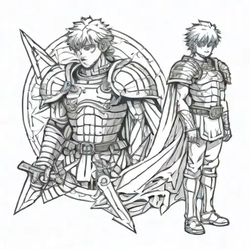 Griffith And Guts From Berserk