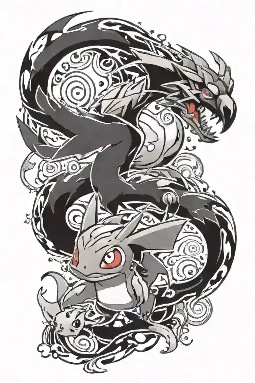 Pokemon Black And Color